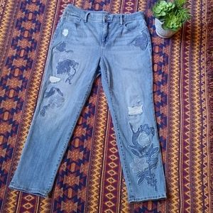 CHICO'S (Sz 1) the So Slimming Girlfriend Crop